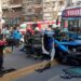 Violento choque entre un patrullero y un colectivo en Palermo