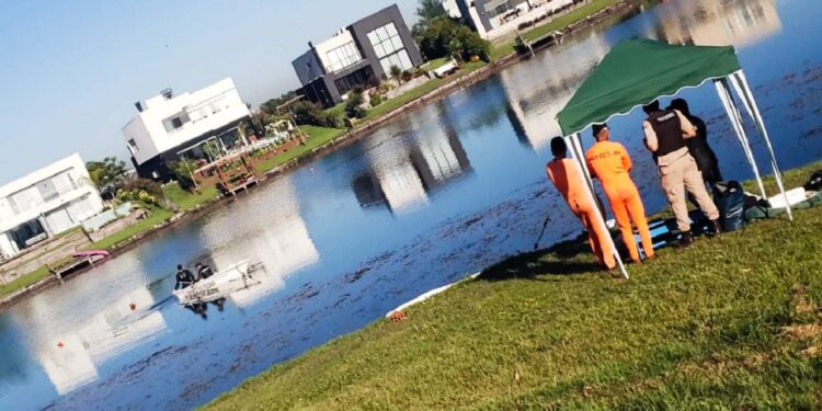 Escobar: Encontraron el cuerpo de Guido Orlando, el joven que se ahogó en la laguna de un country