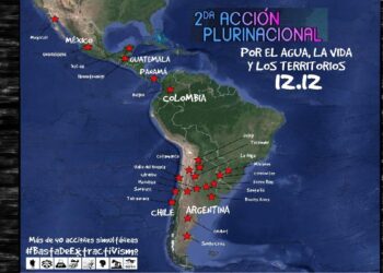 Protesta continental contra el Extractivismo