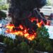Video – General Pacheco: Una fábrica de plásticos se incendia sin control