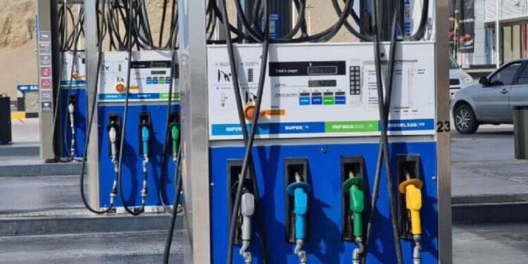 San Telmo: sorprendente «robo piraña» de 9 delincuentes en una estación de servicio.