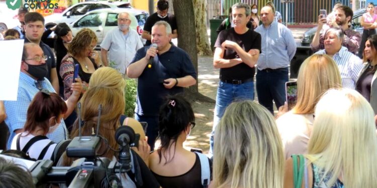 Rafael De Francesco recibió a Florencio Randazzo en Hurlingham