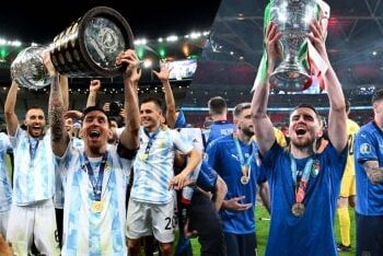 FÚTBOL: ARGENTINA VA POR ITALIA.