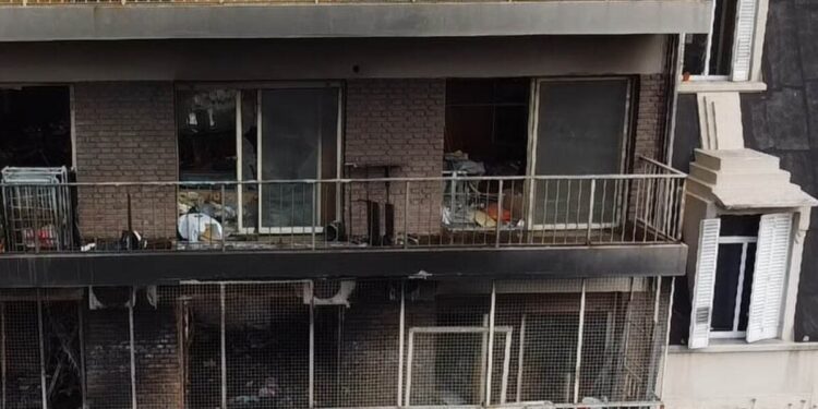 Incendio en Recoleta, No habría nada ni eléctrico ni de gas que haya explotado.