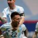 FÚTBOL: ARGENTINA GANO 3 A 0 A ITALIA .