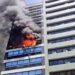 Incendio al lado del Ministerio de Trabajo: investigan si fue una explosión