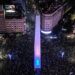 Seis  detenidos y policías heridos en el Obelisco por los festejos de Argentina Bicampeón.