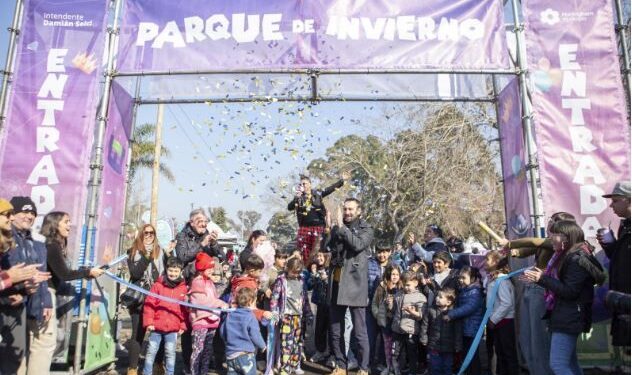 Más de 20.000 vecinos visitaron el Parque de Invierno en el primer fin de semana en Hurlingham.