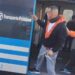 Tren Sarmiento : Pelea , palazos , gomeras .