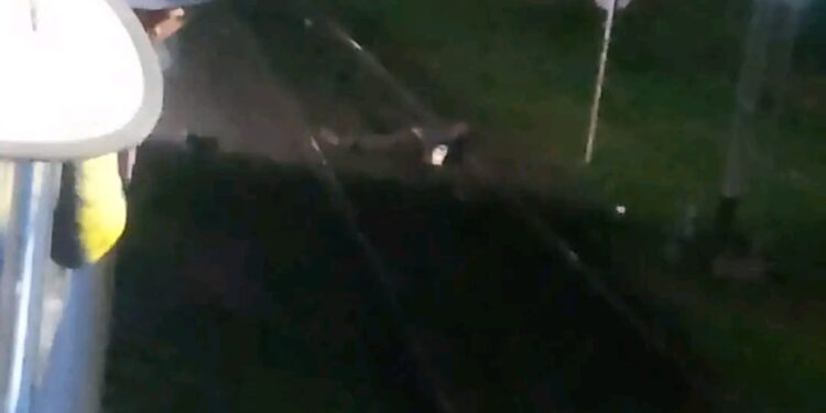 MUÑIZ : UNA PERSONA SE ARROJO BAJO LAS VIAS DEL TREN .