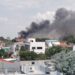 VICENTE LOPEZ: VORAZ INCENDIO EN FABRICA DE COLCHONES .