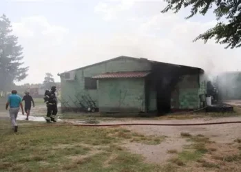 Incendio en el Club Italiano del barrio Reconquista, Merlo