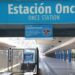 TREN SARMIENTO NO LLEGARA A ONCE POR 6 MESES POR OBRAS .