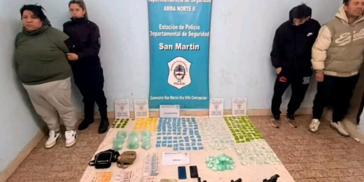 San Martín: cayó una banda investigada por un ataque a balazos y presuntos vínculos con el narcotráfico.