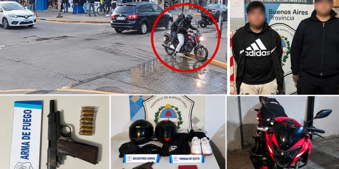 Hurlingham: Detuvieron al acusado de asaltar una joyería y disparar al aire durante la fuga en William Morris