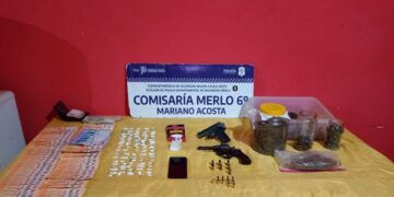 CAYO LA MOROCHA Y PATO EN BUNKER DE DROGAS EN MERLO .