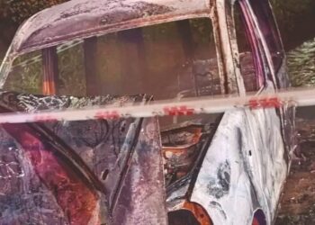 Hallaron a un hombre muerto dentro de una camioneta incendiada